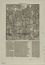 Leaf from Opera by Virgilius (after the Strasbourg Virgil, 1502), plate 90 from Woodcuts from Books