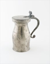 Quart Wine Measure, c. 1780, England, Pewter, 20.3 × 15.9 cm (8 × 6 1/4 (with handle) in.)