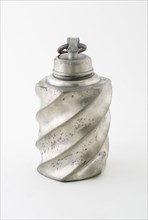 Wine Can, Late 18th century, Probably Southern Germany, Germany, Pewter, 15.9 × 8.9 cm (6 1/4 × 3