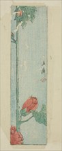 Envelope with hibiscus, n.d., Utagawa Hiroshige ?? ??, Japanese, 1797-1858, Japan, Color woodblock