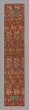Ôhi (Stole), late Edo period (1789–1868), 1801/25, Japan, Silk compound weave with ground of soft
