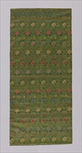 Fragment (Furnishing), 1875/1900, China?, China, satin weave with gold foil on paper strips, 148.9