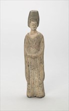 Standing Attendant, Style of Nothern Wei, early 6th century, China, Shanxi, Earthenware with traces