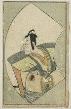 The Actor Matsumoto Koshiro II, from A Picture Book of Stage Fans (Ehon butai ogi), 1770, Katsukawa