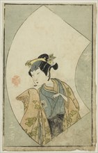 The Actor Ichikawa Kodanji II, from A Picture Book of Stage Fans (Ehon butai ogi), 1770, Katsukawa