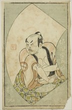 The Actor Sakata Hangoro II, from A Picture Book of Stage Fans (Ehon butai ogi), 1770, Ippitsusai