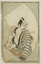 The Actor Nakajima Mioemon II, from A Picture Book of Stage Fans (Ehon butai ogi), 1770, Ippitsusai