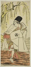 The Actor Bando Mitsugoro I as the Shinto Priest Goinosuke Disguised as the Spirit of a White