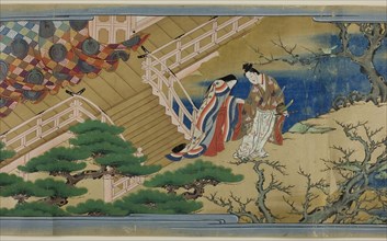 Joruri Monogatari, 17th century, School of Iwasa Matabei, Japanese, 1578-1650, Japan, Handscroll,