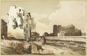 Notre Dame, Paris, 1839, Thomas Shotter Boys (English, 1803-1874), published by Charles Joseph