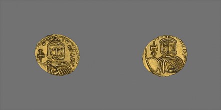 Tremissis (Coin) of Leo III, AD 720–741, Byzantine, minted in Constantinople, Constantinople, Gold,