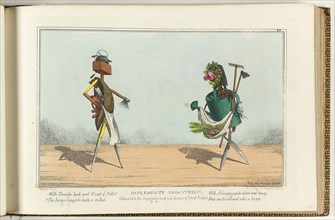 The Caricature Magazine, or Hudibrastic Mirror, Vol. I and II, 1819, George Cruikshank (English,