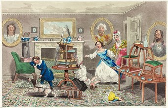 First Step to the Coach Box, n.d., Henry Alken, English, 1785-1851, England, Hand-colored etching