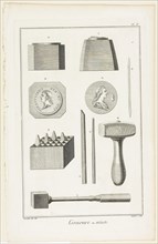 Medal Engraving, from Encyclopédie, 1762/77, A. J. Defehrt (French, active 18th century), after