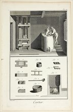 Card-Maker, from Encyclopédie, 1762/77, Benoît-Louis Prévost (French, c. 1735-1809), published by
