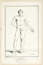 Design: General Proportions of the Male, from Encyclopédie, 1762/77, A. J. Defehrt (French, active