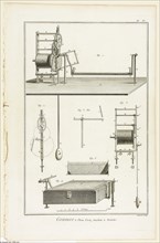 Etching, Balotter Machine, from Encyclopédie, 1762/77, Robert Bénard (French, 18th century),