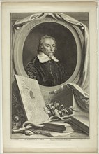 William Harvey, M.D., 1739, Jacobus Houbraken, Dutch, 1698-1780, Holland, Engraving, with etching,
