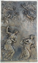 The Annunciation, c. 1583, Alessandro Vittoria, Italian, 1525—1608, Italy, Bronze, 97.8 × 61.6 cm