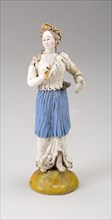 Female Figure, 18th century, Nevers, France, Glass, lampwork (verre de Nevers), metal armature, H.