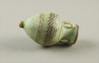 Amphora (Storage Jar), about 5th century BC, Eastern Mediterranean, Egypt, Glass, 7.6 × 4.4 × 4.4