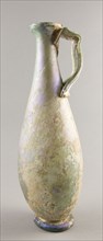 Pitcher, 1st/5th century AD, Roman, Levant or Syria, Syria, Glass, blown technique, 33.7 × 10.8 ×
