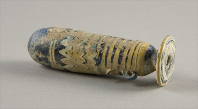 Amphora (Storage Jar), 4th/3rd century BC, Eastern Mediterranean, Egypt, Glass, core-formed