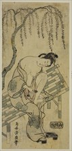 Trimming Her Nails, c. 1755, Torii Kiyohiro, Japanese, active c. 1737-76, Japan, Color woodblock
