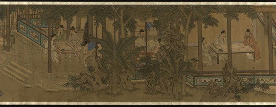 The Four Accomplishments, Qing dynasty (1644–1911), 19th century, Wang Ning (??), attributed,