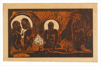 Te atua (The God), from the Noa Noa Suite, 1894, Paul Gauguin (French, 1848-1903), printed in