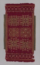 Cover, 19th Century, Turkey (Provincial), Turkey, Cover, red, wool, hand woven and embroidered, 204