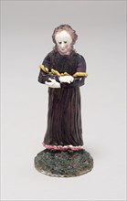 Man with Arms Crossed in Front, 1700/50, Nevers, France, Glass, lampwork (verre de Nevers), metal