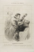 The Tooth Puller (plate 15), 1843, Charles Émile Jacque, French, 1813-1894, France, Lithograph in