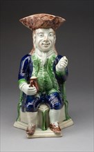 Toby Jug, 1780/90, England, Staffordshire, Staffordshire, Lead-glazed earthenware, H. 27.3 cm (10