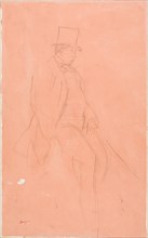 Gentleman Rider, 1866/70, Edgar Degas, French, 1834-1917, France, Graphite, with traces of brush