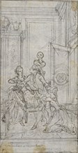 Study for Vignette-Frontispiece in Charles-Simon Favart’s L’Amitié à l’Epreuve, c. 1771, Hubert