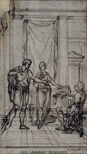 Study for Vignette in Jean François Marmontel’s Contes Moraux, c. 1763, Hubert François Gravelot,