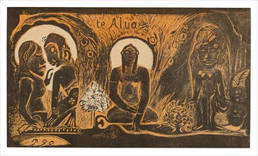 Te atua (The God), from the Noa Noa Suite, 1894, Paul Gauguin (French, 1848-1903), printed in