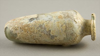 Bottle, 1st century AD, Ancient Mediterranean, Mediterranean Region, Glass, blown technique, H. 11