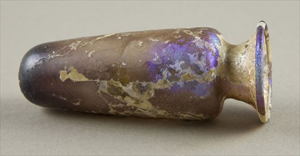 Bottle, 2nd/3rd century AD, Roman, Levant or Syria, Syria, Glass, blown technique, 9.5 × 3.8 × 3.8