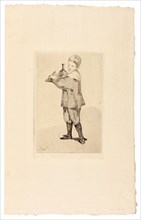 The Boy Carrying a Tray, 1862, Édouard Manet, French, 1832-1883, France, Etching and aquatint in