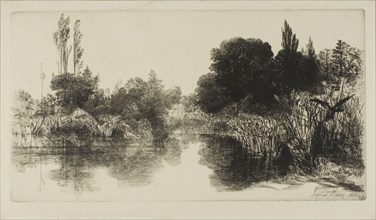 Shere Mill Pond, No. II (large plate), 1860, Francis Seymour Haden, English, 1818-1910, England,