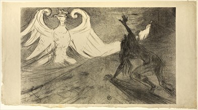 Au Pied du Sinaï, Rejected Cover, 1897, published 1898, Henri de Toulouse-Lautrec, French,