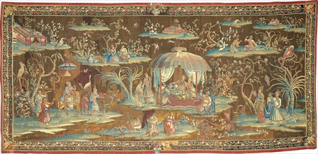 The Tent, from an Indo-Chinese or Indian Series, 1700/25, Woven at the workshop of John Vanderbank