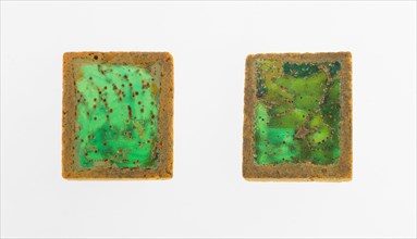 Two Inlays, 1st/2nd century AD, Roman, Italy, Glass, mosaic technique, 1.9 × 1.6 × 0.6 cm (5/8 ×