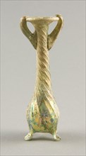 Bottle, 4th/5th century AD, Roman, Levant or Syria, Syria, Glass, blown technique, 12.7 × 4.1 × 3.2