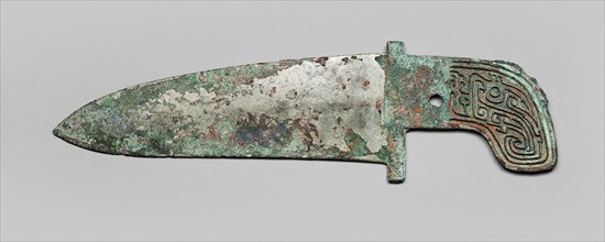 Dagger-Axe (ge), Shang dynasty (1600 – 1046 B.C.), China, Bronze, 26.4 × 7.4 × 0.8 cm (10 3/8 × 2