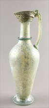 Ewer, 3rd/4th century AD, Roman, Levant or Syria, Syria, Glass, blown technique, 30.8 × 11.4 × 10.8