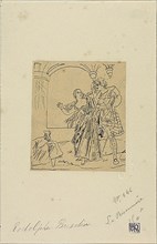 The Prisoner, n.d., Rodolphe Bresdin, French, 1825-1885, France, Pen and black ink, on tan tracing