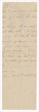 Fragment of Long Inscription, c. 1895, Paul Gauguin, French, 1848-1903, France, Graphite on cream
